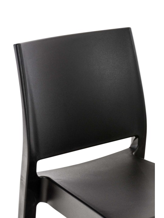 Lot de 4 tabourets de bar Maya, noir Lot de 4 tabourets de bar Maya, noir