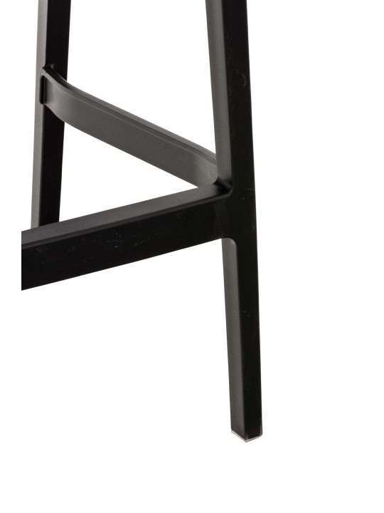 Lot de 4 tabourets de bar Maya, noir Lot de 4 tabourets de bar Maya, noir