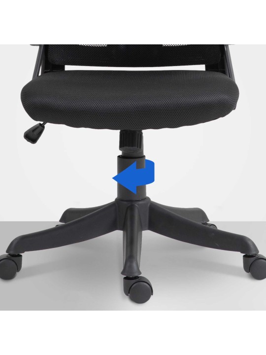 Chaise de bureau Taos, noir