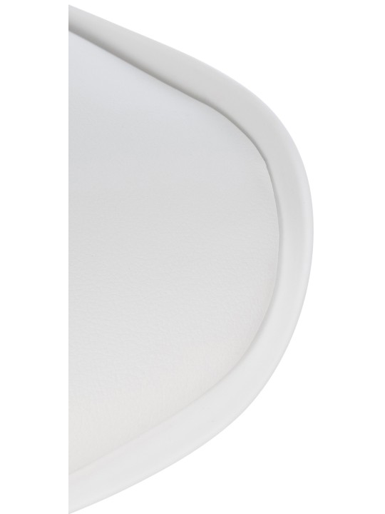 Tabouret de bar Gilbert plastique, blanc