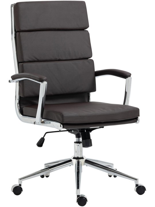 Chaise de bureau Cleveland simili cuir, brun Chaise de bureau Cleveland simili cuir, brun