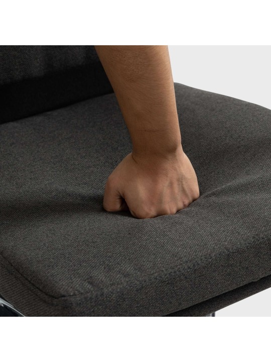 Chaise de bureau Cleveland tissu, gris foncé Chaise de bureau Cleveland tissu, gris foncé