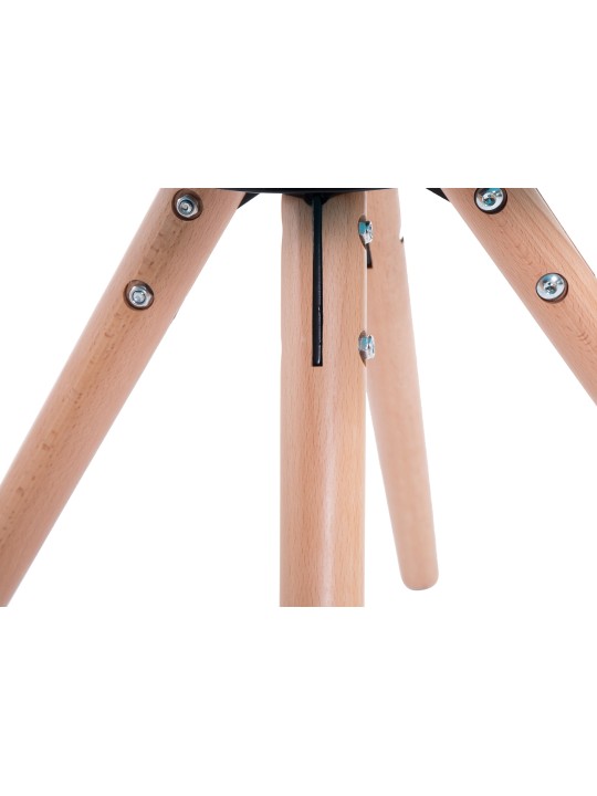 Chaise visiteur Laval Natura ronde, crème