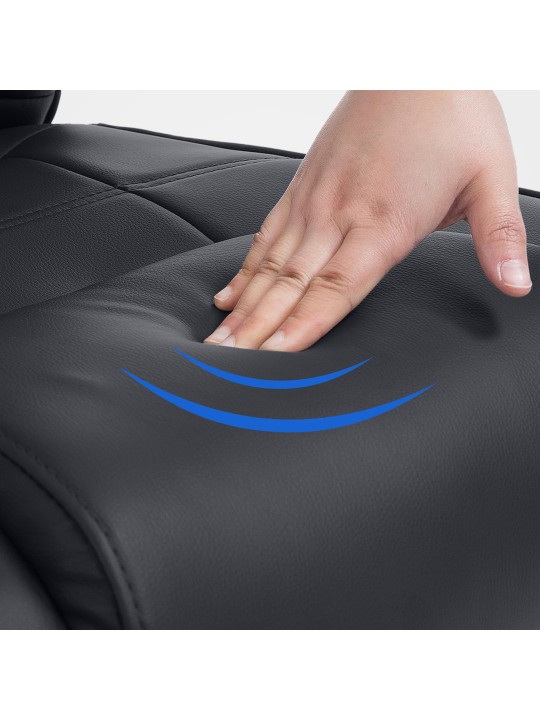 Chaise visiteur Attila, noir