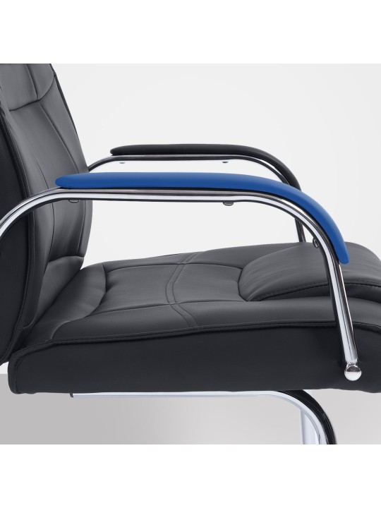 Chaise visiteur Attila, noir