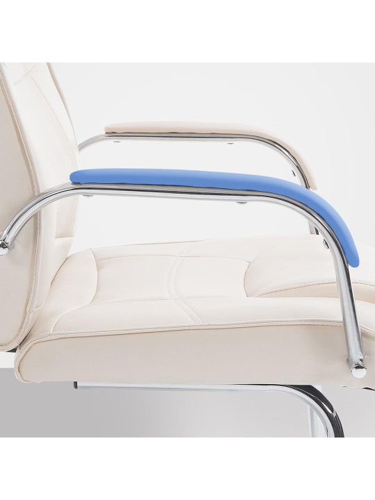 Chaise visiteur Attila, crème