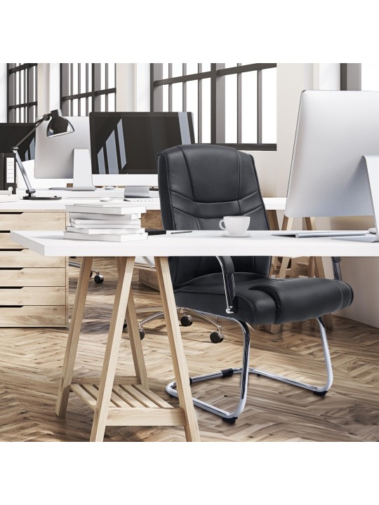 Lot de 2 chaises Attila, noir