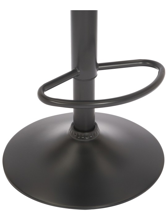 Tabouret de bar Jamie velours, brun