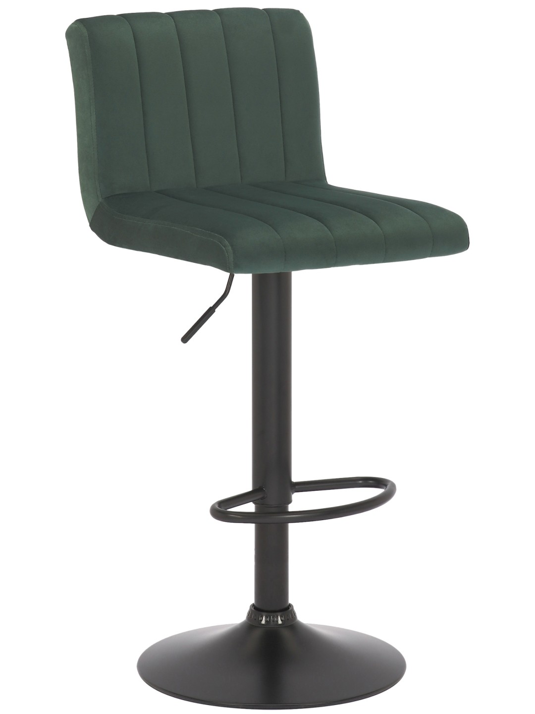 Tabouret de bar Jamie velours, vert