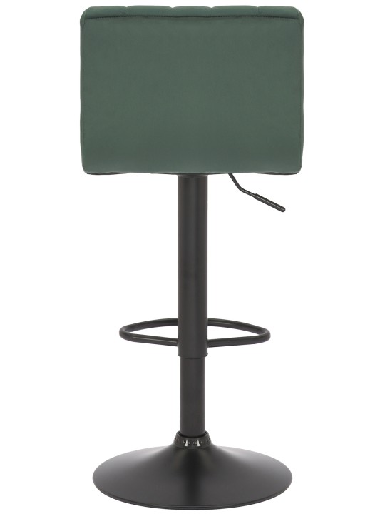 Lot de 2 tabourets de bar Jamie velours, vert
