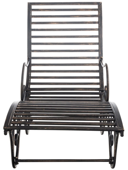 Chaise longue de jardin Amiens, bronze Chaise longue de jardin Amiens, bronze