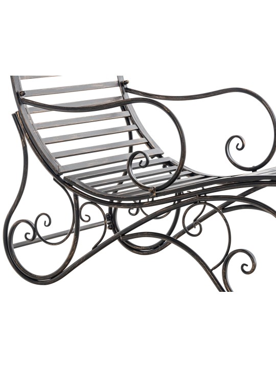 Chaise longue de jardin Amiens, bronze Chaise longue de jardin Amiens, bronze