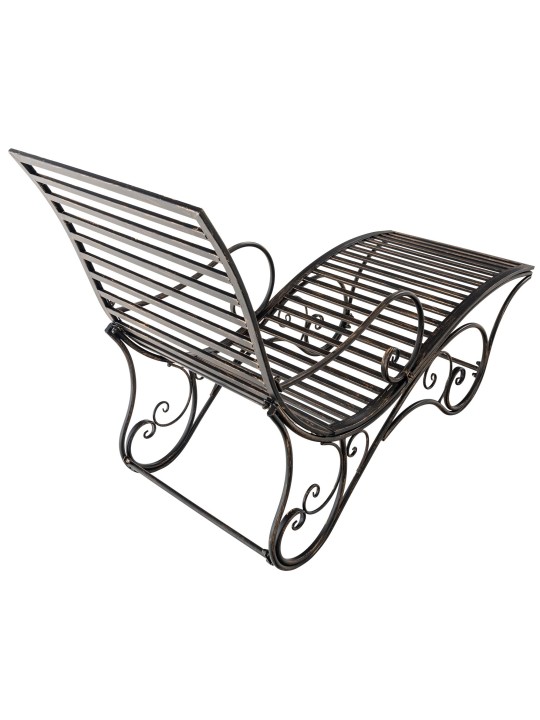 Chaise longue de jardin Amiens, bronze Chaise longue de jardin Amiens, bronze
