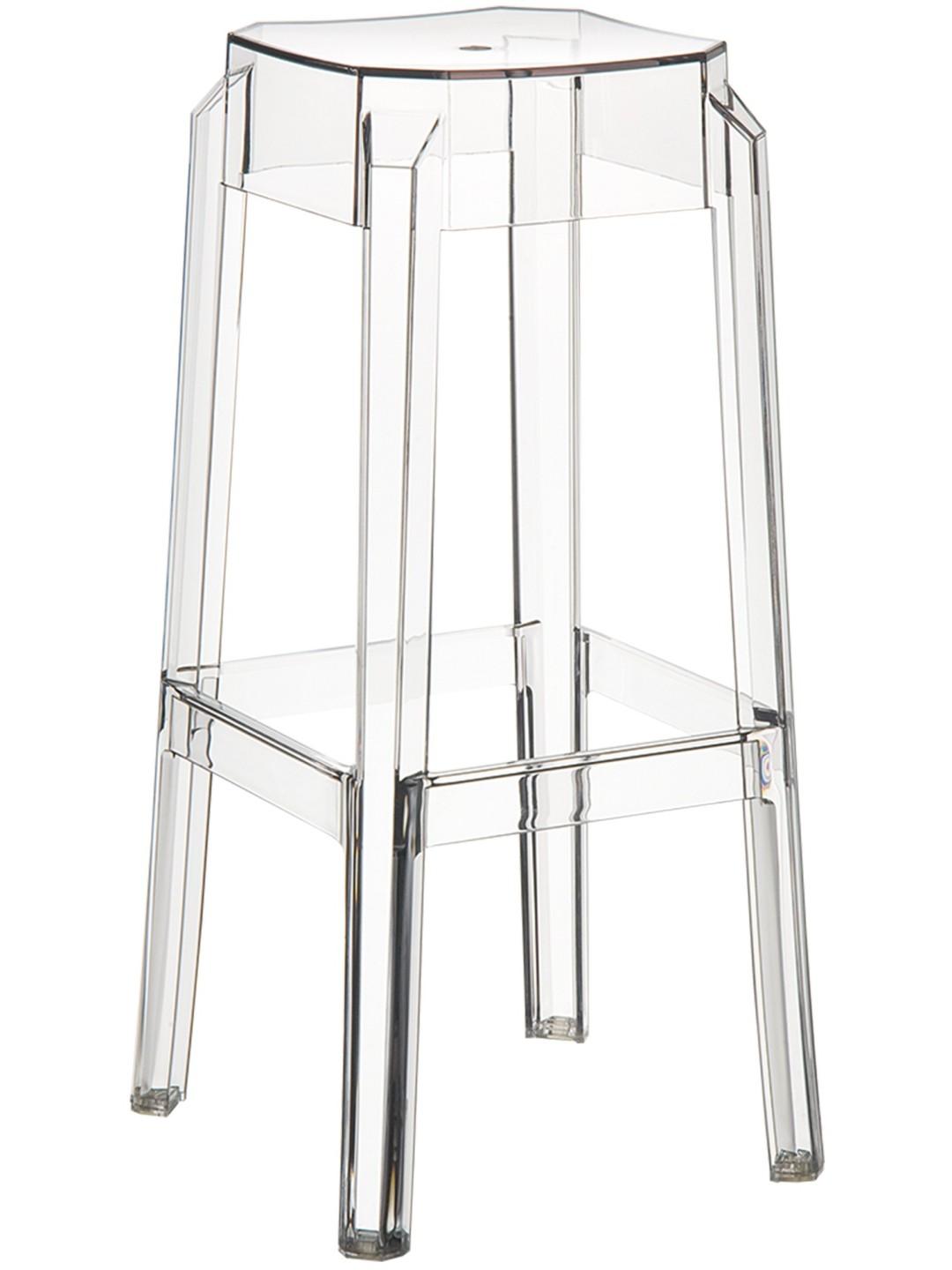 Tabouret de bar Fox, transparent