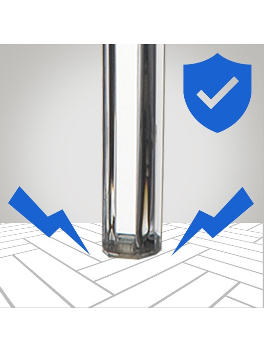 Tabouret de bar Fox, transparent