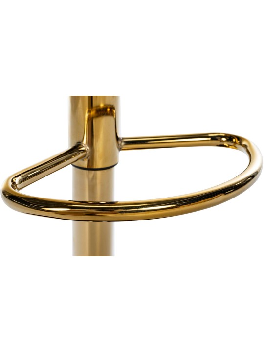 Tabouret de bar Braga Gold simili cuir, rouge