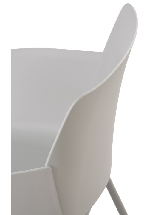 Chaise Alpena, gris clair