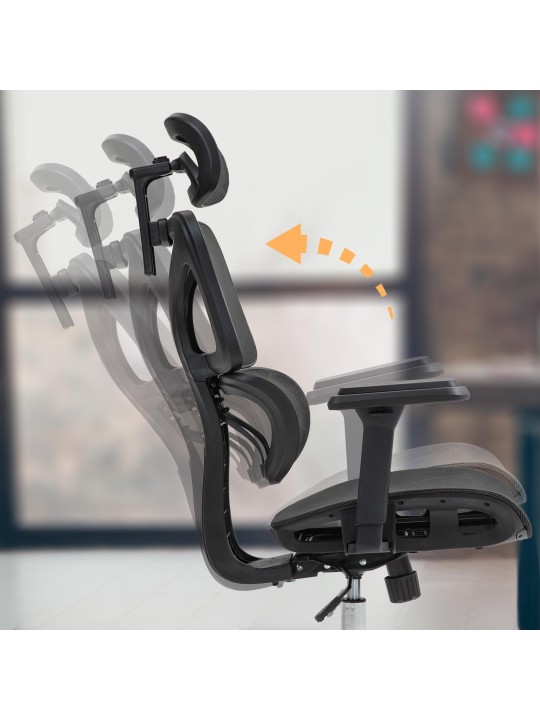 Chaise de bureau Deshler, noir