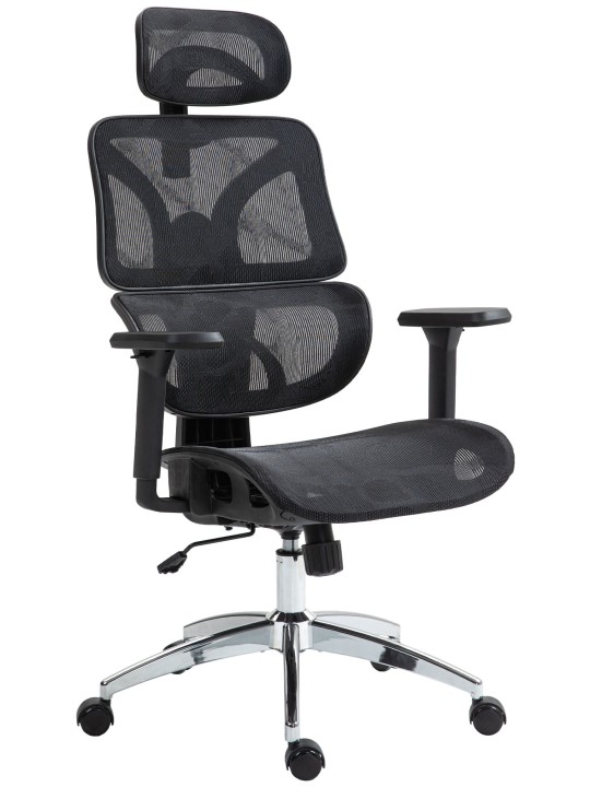 Chaise de bureau Deshler, noir