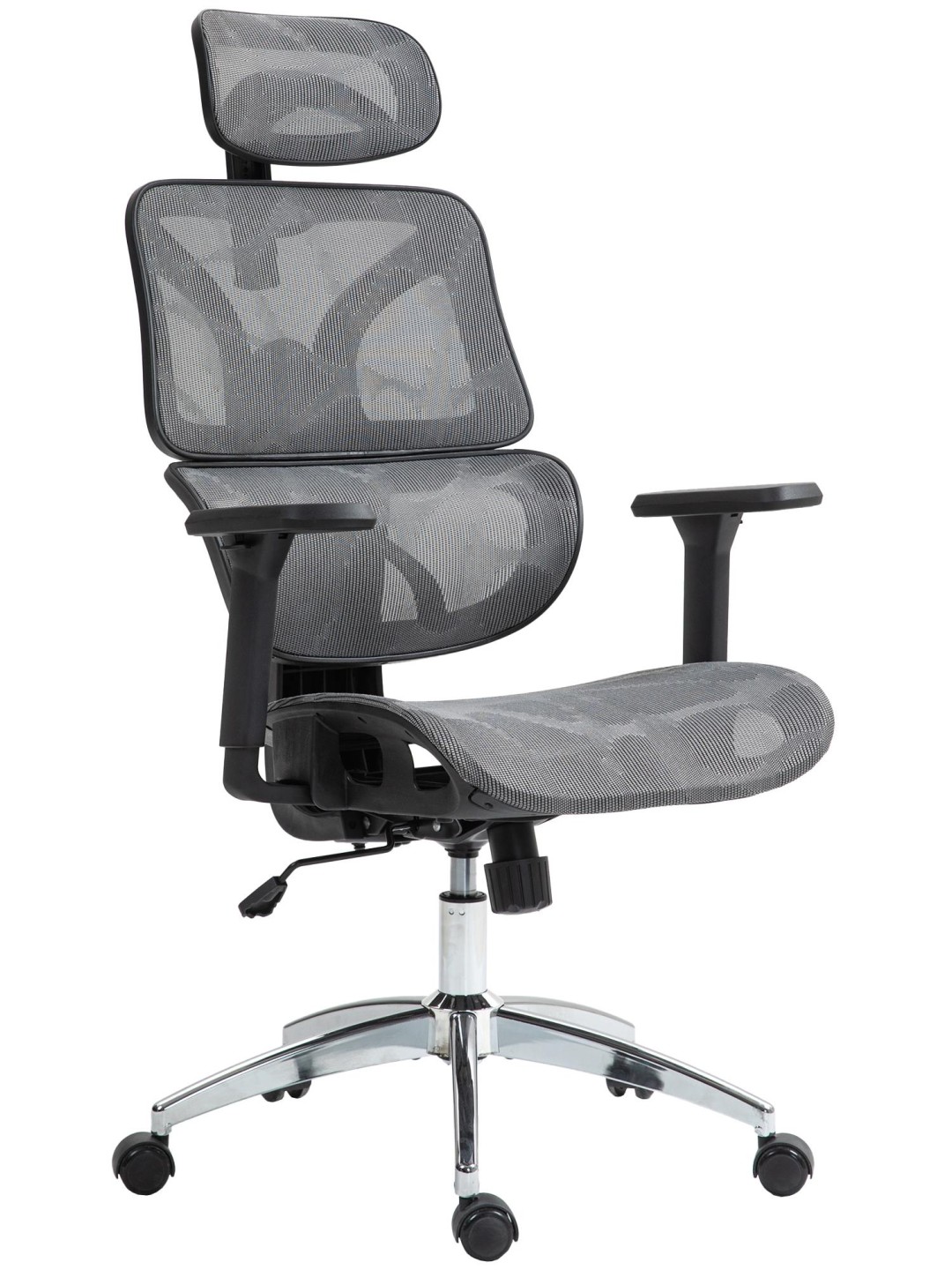 Chaise de bureau Deshler, gris