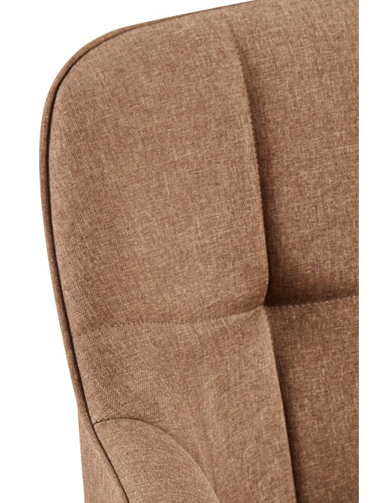 Chaise de salle à manger tissu Roseville, taupe