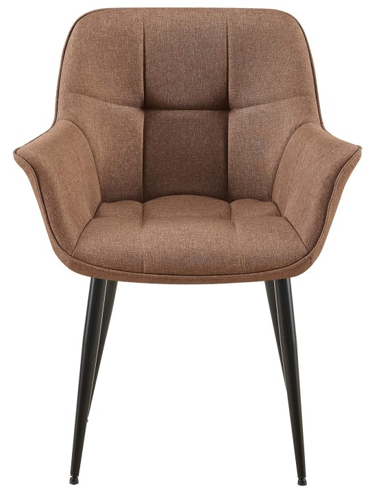 Chaise de salle à manger tissu Roseville, taupe