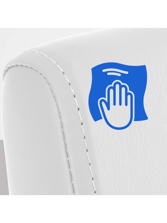 Chaise de salle à manger Colmar, blanc Chaise de salle à manger Colmar, blanc