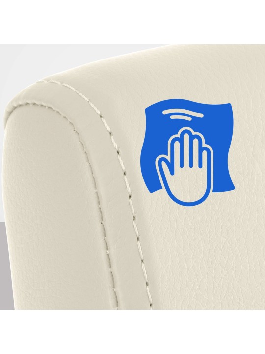 Chaise de salle à manger Colmar, crème