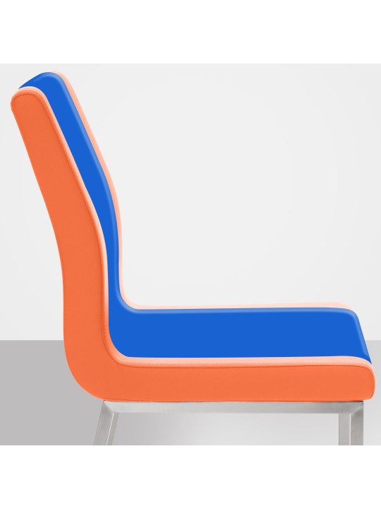 Chaise de salle à manger Colmar, orange