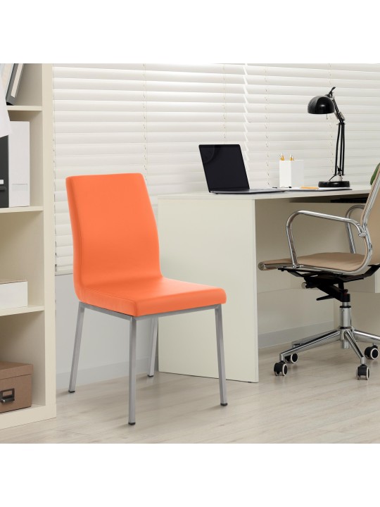 Chaise de salle à manger Colmar, orange