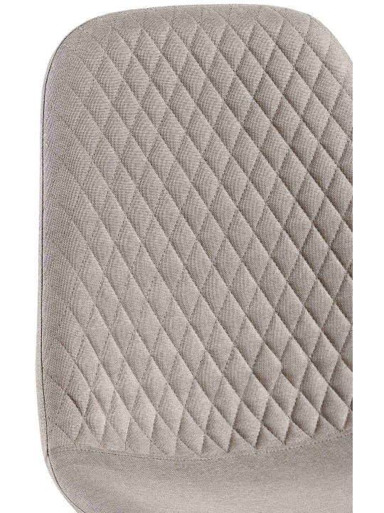 Chaise Giverny tissu, gris