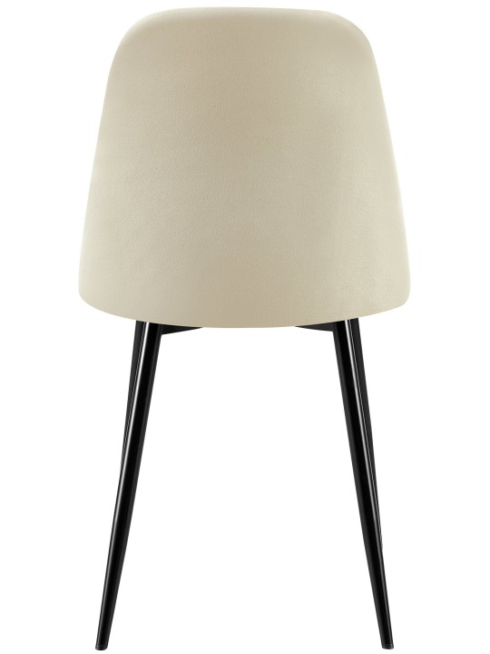 Chaise Giverny tissu, crème