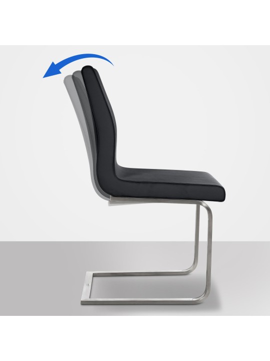 Chaise de salle à manger Belfort, noir Chaise de salle à manger Belfort, noir