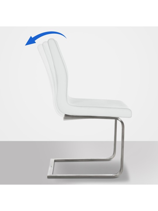 Chaise de salle à manger Belfort, blanc