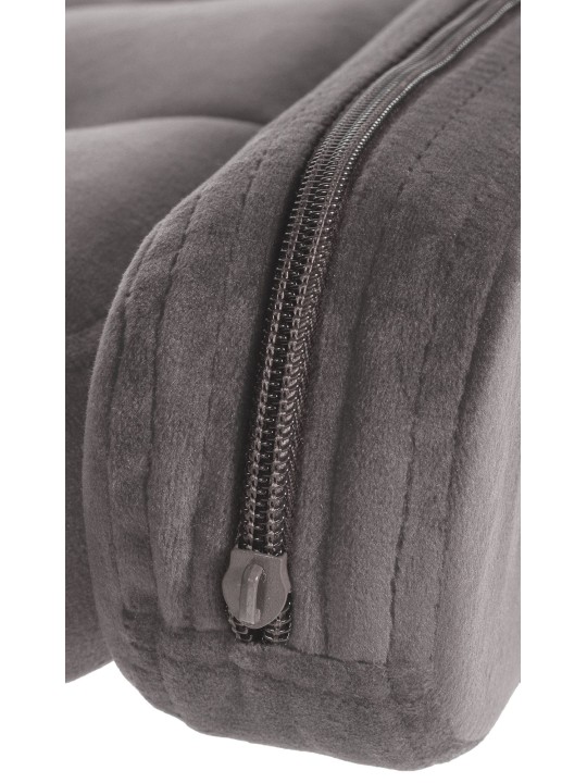 Tabouret de bar Dublin velours, gris