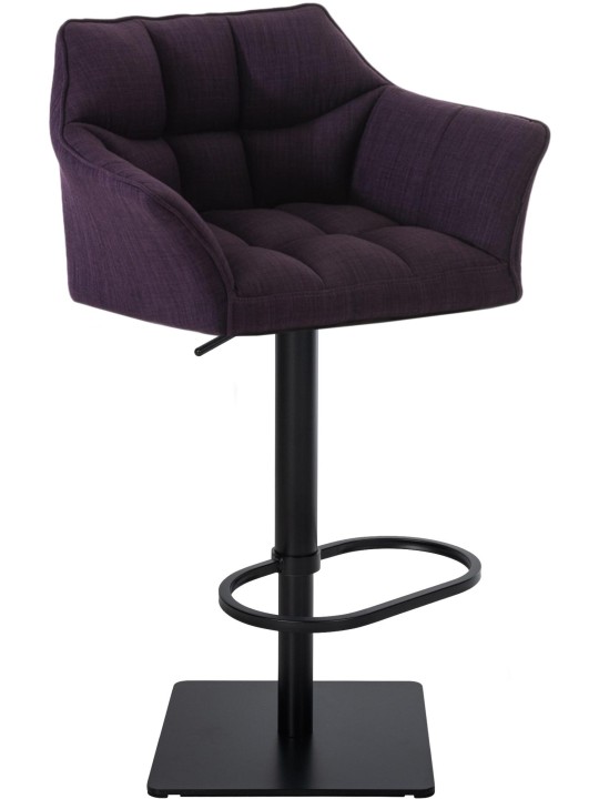 Tabouret de bar Damaso B tissu, lilas