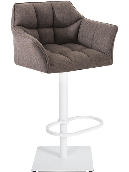 Tabouret de bar Damaso W tissu, gris Tabouret de bar Damaso W tissu, gris
