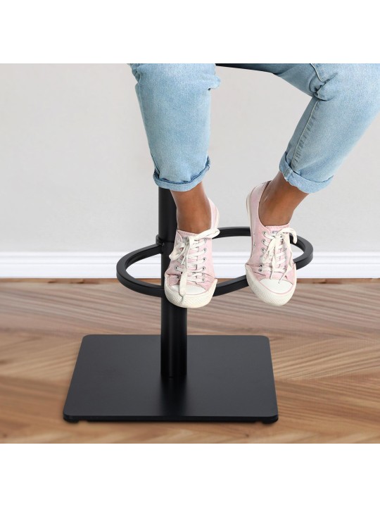 Lot de 2 tabourets de bar tissu Damaso, brun Lot de 2 tabourets de bar tissu Damaso, brun