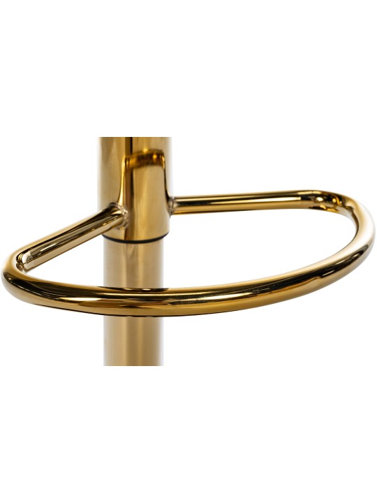 Tabouret de bar Braga Gold tissu, taupe Tabouret de bar Braga Gold tissu, taupe