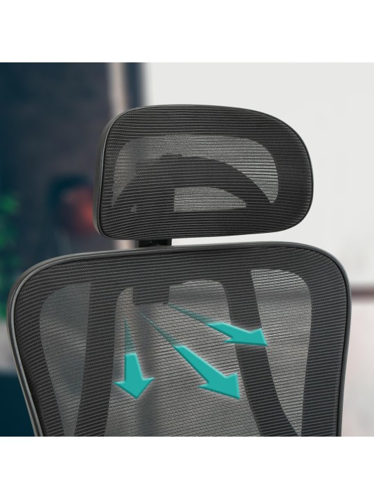 Chaise de bureau Bryden, noir