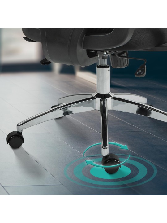 Chaise de bureau Bryden, noir