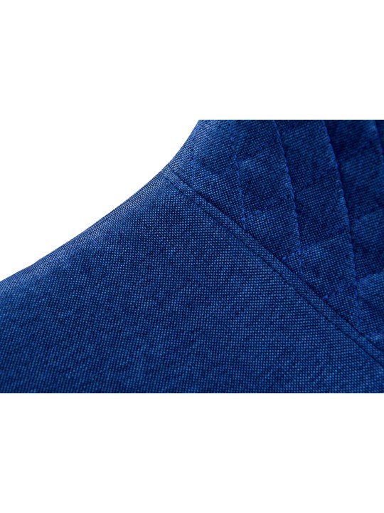 Lot de 4 chaises Giverny tissu, bleu Lot de 4 chaises Giverny tissu, bleu