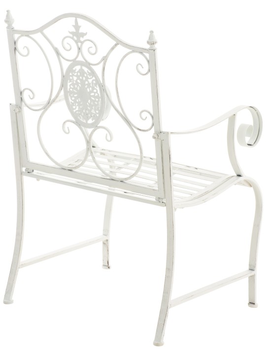 Lot de 2 chaises de jardin Punjab, blanc antique Lot de 2 chaises de jardin Punjab, blanc antique