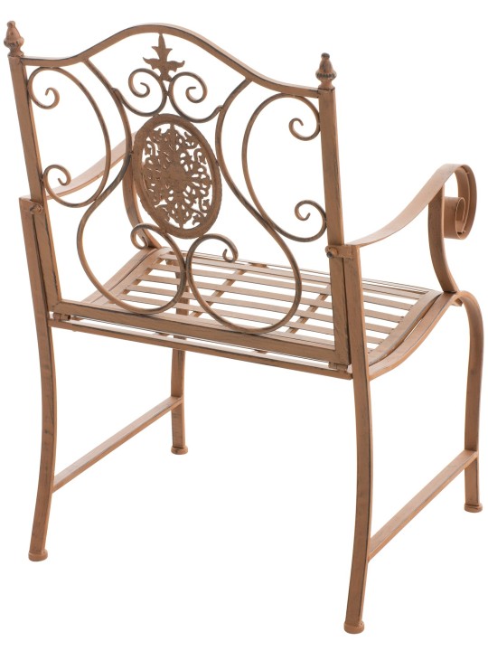 Lot de 2 chaises de jardin Punjab, brun antique Lot de 2 chaises de jardin Punjab, brun antique
