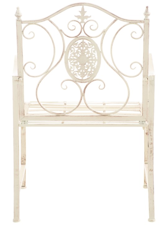 Lot de 2 chaises de jardin Punjab, crème antique Lot de 2 chaises de jardin Punjab, crème antique