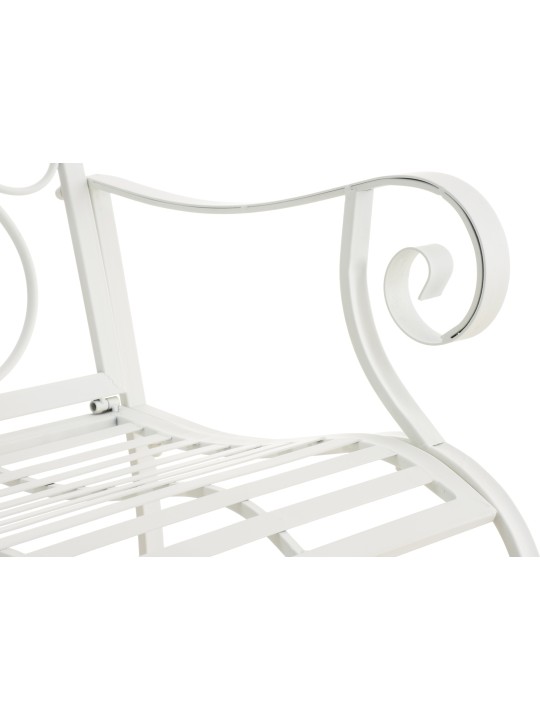 Lot de 2 chaises de jardin Punjab, blanc