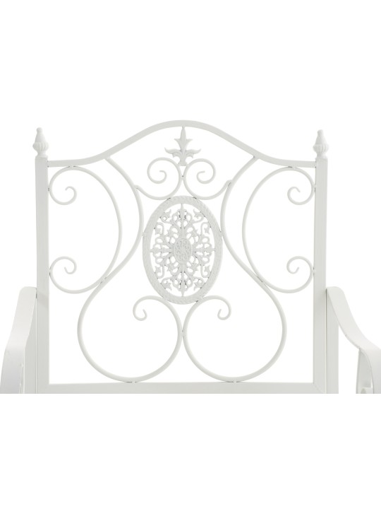 Lot de 2 chaises de jardin Punjab, blanc
