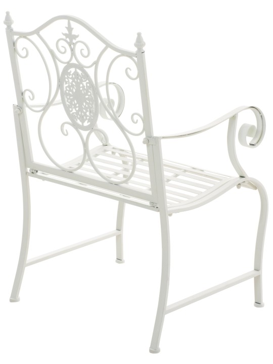 Lot de 2 chaises de jardin Punjab, blanc