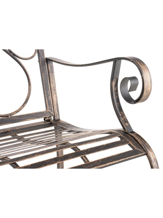 Lot de 2 chaises de jardin Punjab, bronze