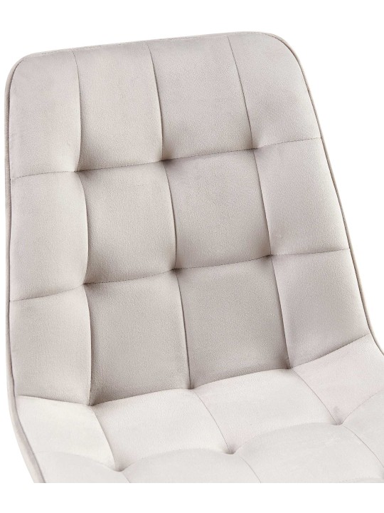 Chaise de salle à manger en velours Gifford, gris Chaise de salle à manger en velours Gifford, gris